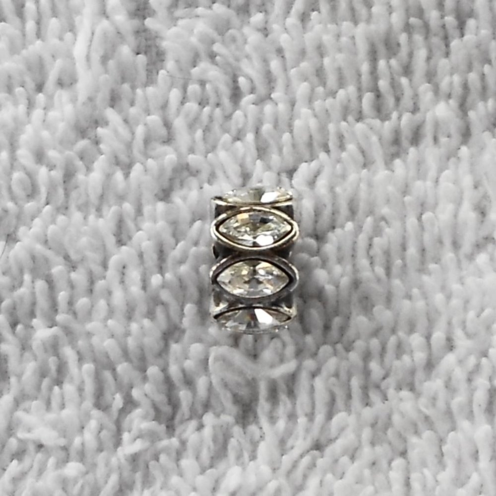 Brighton "Navette" Spacer Clear crystals